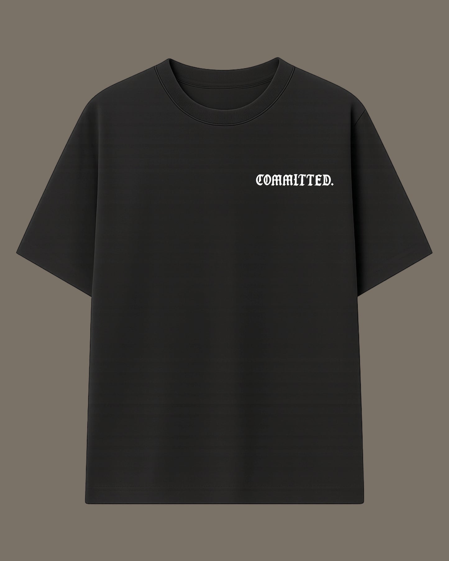 Coffee Committed Relationship Oversized T-shirt