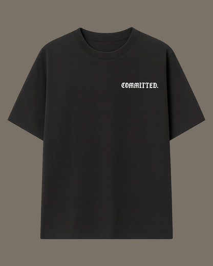 Coffee Committed Relationship Oversized T-shirt