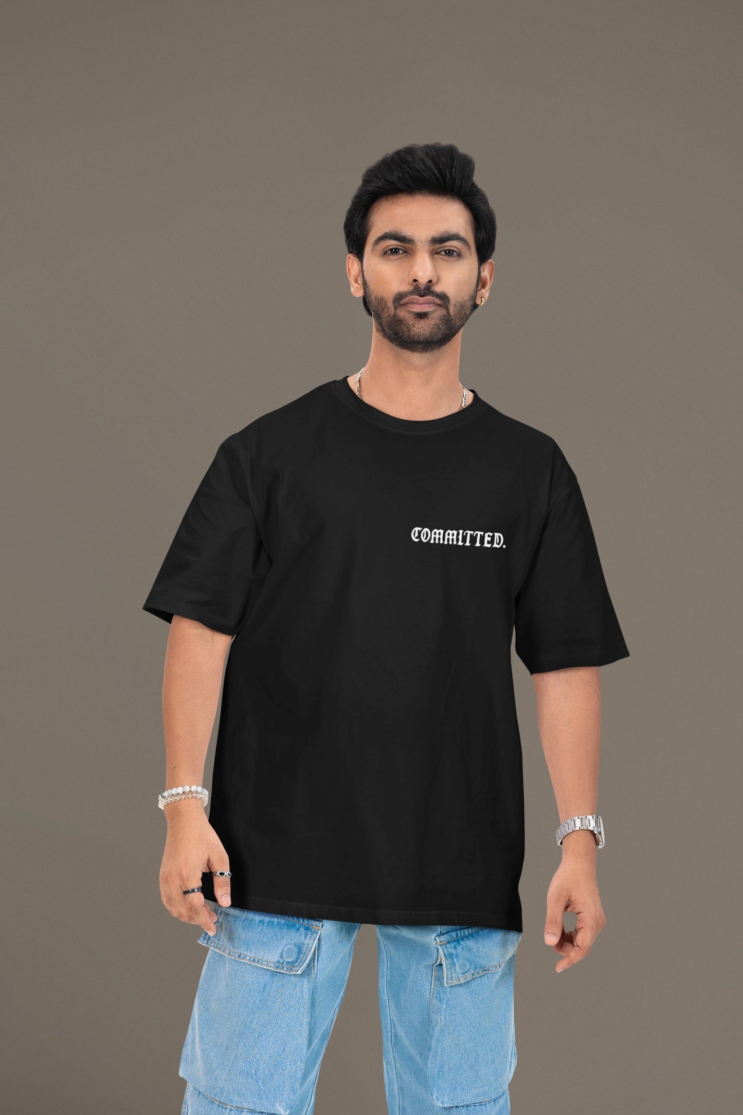 Coffee Committed Relationship Oversized T-shirt