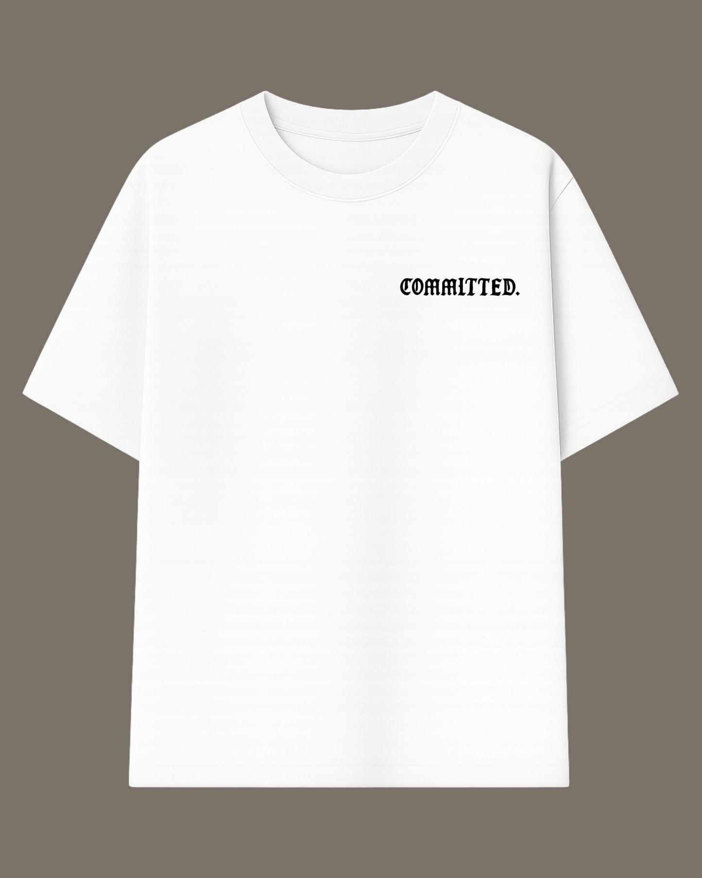 Coffee Committed Relationship Oversized T-shirt