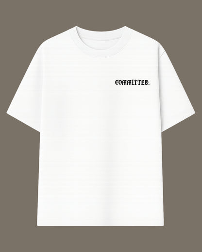 Coffee Committed Relationship Oversized T-shirt