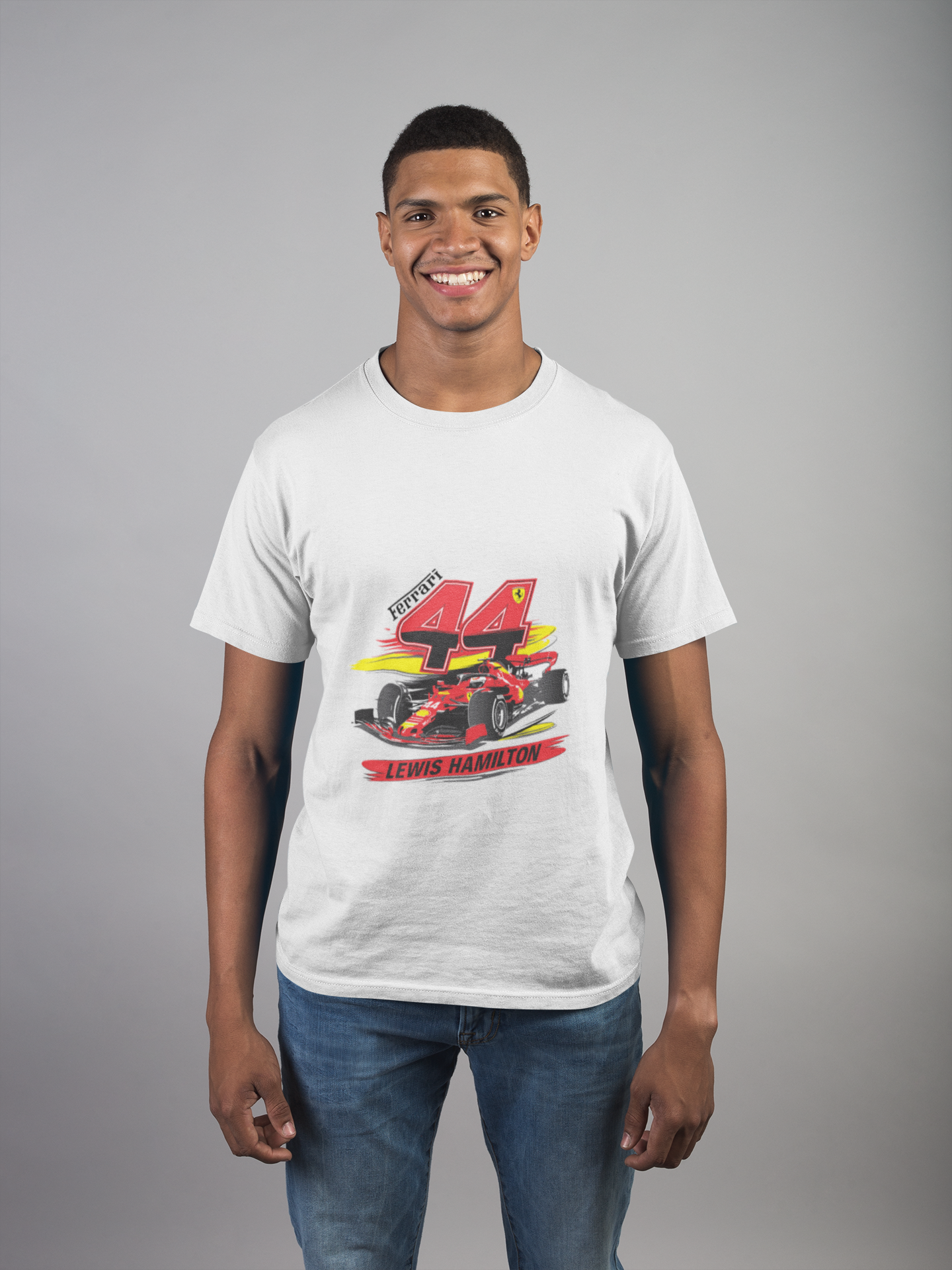 Lewis Hamilton Ferrari Formula 1 Car T-Shirt